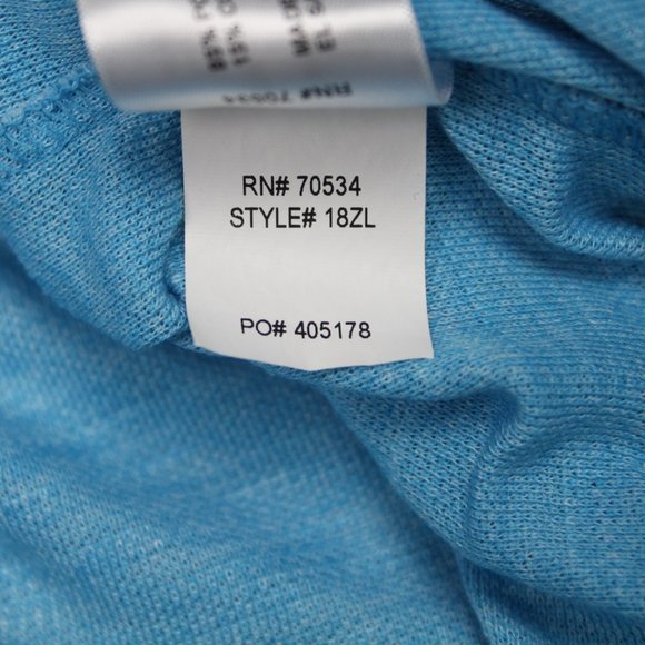 Orvis Trout Bum Polo Shirt Mens Large Blue Polyester/Cotton S/S Pullover - Picture 8 of 13